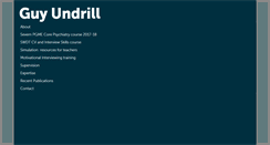 Desktop Screenshot of guyundrill.com